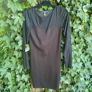 Sexy Black 🖤💃 Club Dress with Sheer Long Sleeve Valentine’s Day